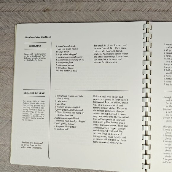 Vintage Carolina Cajun Cookbook By Fred Park Southern Local Ethnic Recipes - Picture 6 of 7